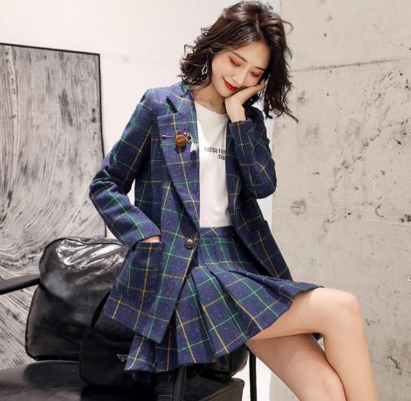 two piece dress plaid pleated short skirt suit female 2021 spring jacket twopiece temperament fashion thin women039s clothing8872401, White
two piece dress plaid pleated short skirt suit female 2021 spring jacket twopiece temperament fashion thin women039s clothing8872401, White