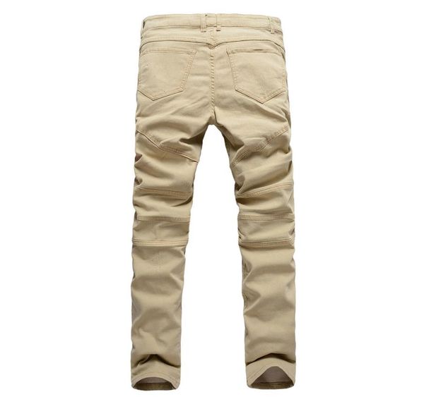 fashionkhaki biker jeans pleated design mens skinny slim stretch denim pants 2016 new arrival hiphop street ripped jeans9082864, Blue
fashionkhaki biker jeans pleated design mens skinny slim stretch denim pants 2016 new arrival hiphop street ripped jeans9082864, Blue