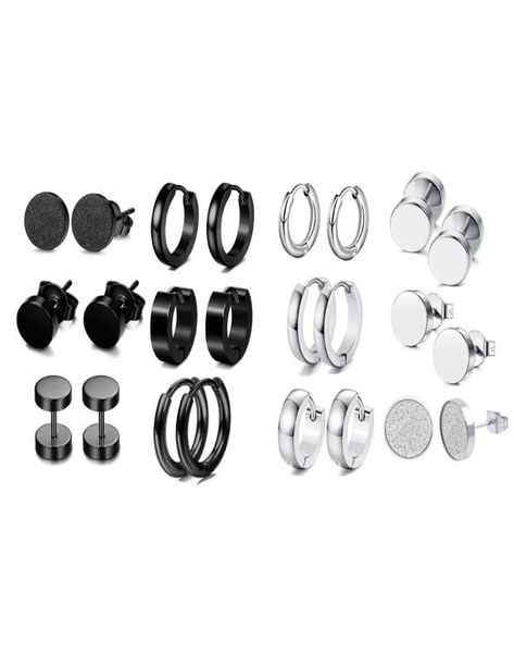 stud x7af 6 pairsset stainless steel punk earrings hip hop rock gothic ear studs women men decorations jewelry gifts9222638, Golden;silver
stud x7af 6 pairsset stainless steel punk earrings hip hop rock gothic ear studs women men decorations jewelry gifts9222638, Golden;silver