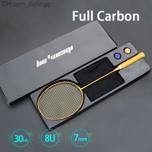 badminton rackets super light 8u carbon fiber strung badminton rackets with strings bags professional racquet 24-30lbs speed padel q230901
badminton rackets super light 8u carbon fiber strung badminton rackets with strings bags professional racquet 24-30lbs speed padel q230901