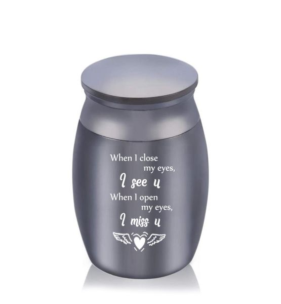 30x40mm for ashes humanpet aluminum alloy cremation ashes urn angel wings mini memorial funeral jarwhen i close my eyes i miss y8701383, Silver
30x40mm for ashes humanpet aluminum alloy cremation ashes urn angel wings mini memorial funeral jarwhen i close my eyes i miss y8701383, Silver