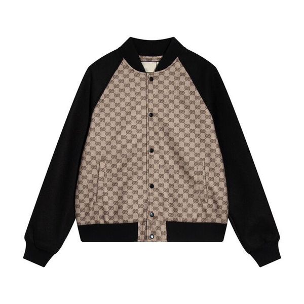 men's plus size outerwear & coats baseball jacket patchwork jacket jacket with embroidered logo for both men and women without gender d, Black;brown
men's plus size outerwear & coats baseball jacket patchwork jacket jacket with embroidered logo for both men and women without gender d, Black;brown