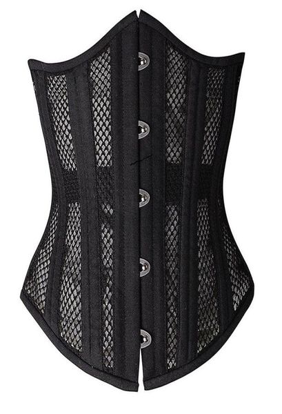 24 steel bones women mesh instant shape waist trainer underbust corset body shapers 28cm height torso girdles waist slimming belt 2812374, Black;white
24 steel bones women mesh instant shape waist trainer underbust corset body shapers 28cm height torso girdles waist slimming belt 2812374, Black;white
