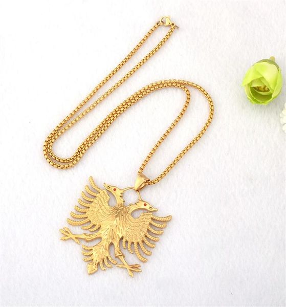 soitis albania flag eagle pendants russian emblem necklace coat of arms double headed eagle stainless steel pendants chain 21032328765362, Silver
soitis albania flag eagle pendants russian emblem necklace coat of arms double headed eagle stainless steel pendants chain 21032328765362, Silver