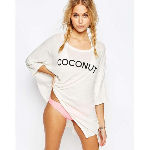 2020 new letter print beach tshirt women cover up loose bikini swimsuit summer wear outerwear dress1785366, White;black
2020 new letter print beach tshirt women cover up loose bikini swimsuit summer wear outerwear dress1785366, White;black