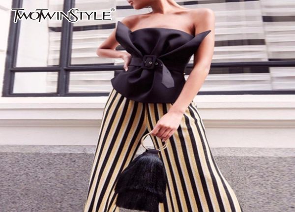 twotwinstyle off shoulder shirt female ruffles slash neck sashes high waist irregular blouse summer fashion clothing t196517118, White
twotwinstyle off shoulder shirt female ruffles slash neck sashes high waist irregular blouse summer fashion clothing t196517118, White