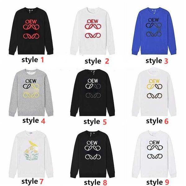 loe designer sweater men's long sleeve tshirt embroidered pullover coat men women sweaters round neck hoodie oversize sweatshirt, Black
loe designer sweater men's long sleeve tshirt embroidered pullover coat men women sweaters round neck hoodie oversize sweatshirt, Black