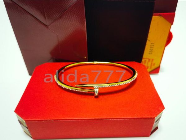 carti designer bracelets luxury brand fashion nail bangle stainless steel classic diamond bracelets jewelry for men women party we5754689, Black
carti designer bracelets luxury brand fashion nail bangle stainless steel classic diamond bracelets jewelry for men women party we5754689, Black