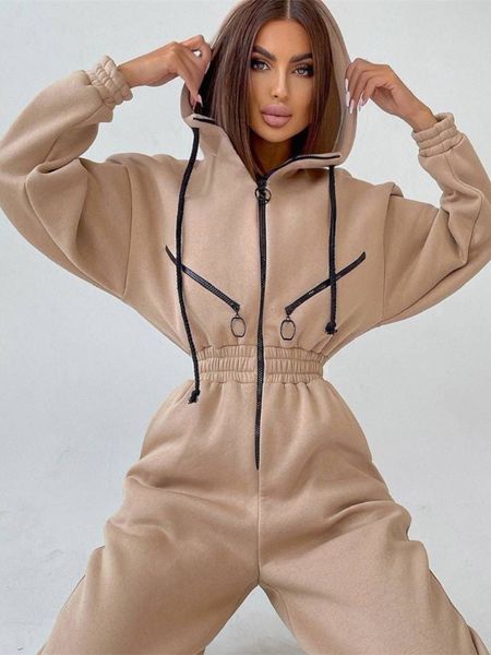 women's jumpsuits rompers overalls for women hoodie jumpsuit women elegant long sleeve outfits warm romper female zipper pocket playsui, Black;white
women's jumpsuits rompers overalls for women hoodie jumpsuit women elegant long sleeve outfits warm romper female zipper pocket playsui, Black;white