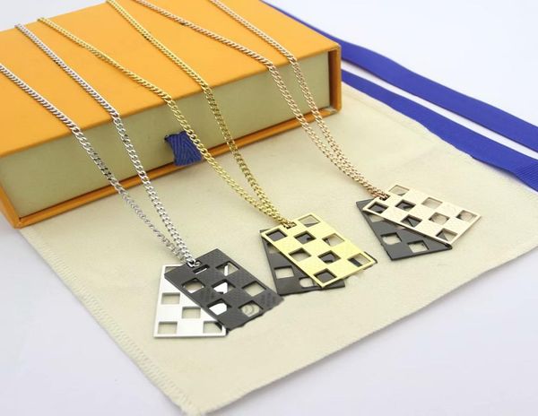 europe america fashion style men lady titanium steel 18k gold long necklaces with engrave v letter hollow out plaid double color p7012645, Silver 
europe america fashion style men lady titanium steel 18k gold long necklaces with engrave v letter hollow out plaid double color p7012645, Silver