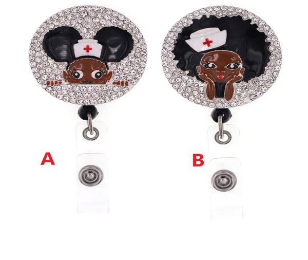 style key rings black girl rhinestone retractable id holder for nurse name accessories badge reel with alligator clip2521592, Slivery;golden
style key rings black girl rhinestone retractable id holder for nurse name accessories badge reel with alligator clip2521592, Slivery;golden