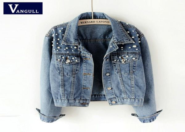 vangull 2019 spring autumn new pearl beading crop denim jackets female casual jeans bomber jacket long sleeve coat plus size 5xl1632069, Black;brown
vangull 2019 spring autumn new pearl beading crop denim jackets female casual jeans bomber jacket long sleeve coat plus size 5xl1632069, Black;brown