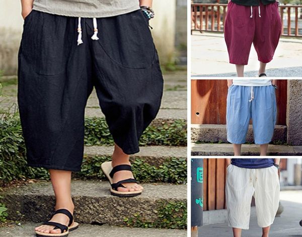 men039s slim calflength linen trousers baggy mens male summer casual wildleg harem pants 321 t2007296854728, Black
men039s slim calflength linen trousers baggy mens male summer casual wildleg harem pants 321 t2007296854728, Black