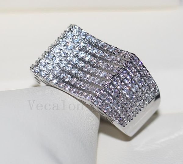 vecalon whole luxury jewelry ring pave set 168pcs cz diamond 925 sterling silver engagement wedding band ring for women gift6900356, Slivery;golden
vecalon whole luxury jewelry ring pave set 168pcs cz diamond 925 sterling silver engagement wedding band ring for women gift6900356, Slivery;golden