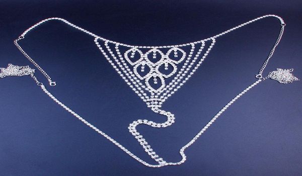 leaf shape rhinestone thong bikini chain underwear for women body jewelry crystal panties waist chain accessories1257361, Silver
leaf shape rhinestone thong bikini chain underwear for women body jewelry crystal panties waist chain accessories1257361, Silver