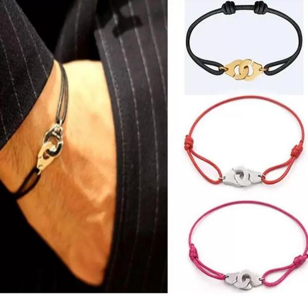 france jewelry dinh van link chain bracelet for women 925 sterling silver black red rope handcuff hand made bracelet menottes gift8423831
france jewelry dinh van link chain bracelet for women 925 sterling silver black red rope handcuff hand made bracelet menottes gift8423831