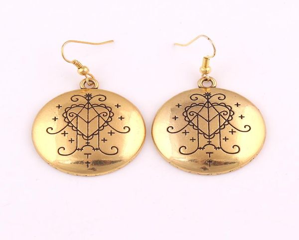 silver gold color ezili freda vodou veve pendant loa lwa haitian abundance love spirit amulet charm earring7029649, Golden
silver gold color ezili freda vodou veve pendant loa lwa haitian abundance love spirit amulet charm earring7029649, Golden