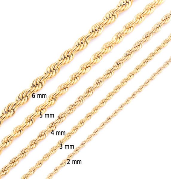 gold plated rope chain stainless steel necklace for women men gold fashion rope chain jewelry gift8217208, Silver
gold plated rope chain stainless steel necklace for women men gold fashion rope chain jewelry gift8217208, Silver