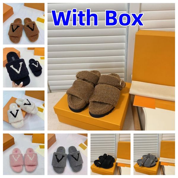 with box wool ladies sandals summer flat shoes fashion beach women slippers 35-42, Black
with box wool ladies sandals summer flat shoes fashion beach women slippers 35-42, Black