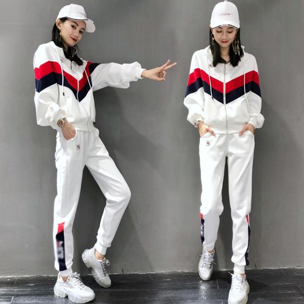 casual sportswear set female spring and autumn new fashion striped hooded long-sleeved hoodie trousers two-piece set, Gray
casual sportswear set female spring and autumn new fashion striped hooded long-sleeved hoodie trousers two-piece set, Gray