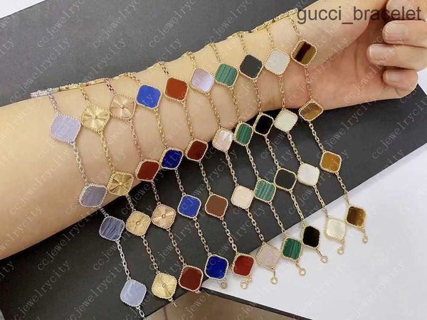 luxury laser four-leaf clover bracelet van brand four-leaf clover charm bracelet 18k gold-plated silver malachite onyx never tarnish self te, Black
luxury laser four-leaf clover bracelet van brand four-leaf clover charm bracelet 18k gold-plated silver malachite onyx never tarnish self te, Black