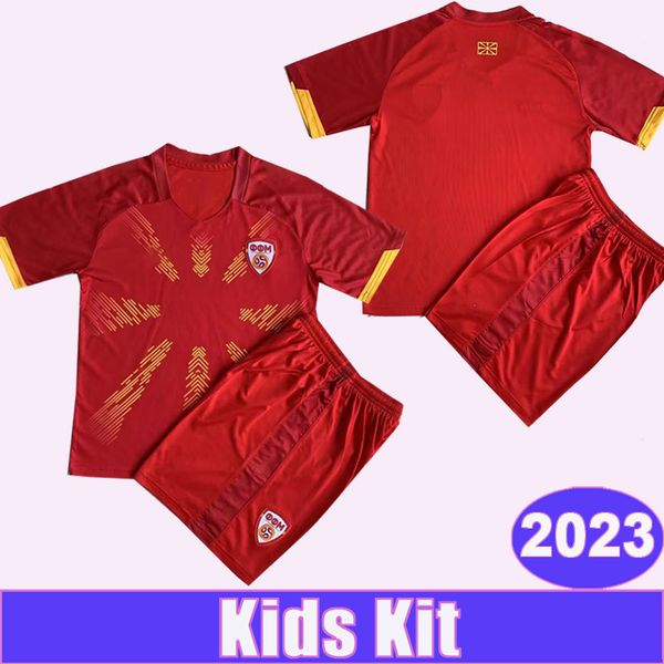 2023 north macedonia ristovski kids kit soccer jerseys bardhi alioski trajkovski ristevski velkovski home child suit football shirts short s, Black
2023 north macedonia ristovski kids kit soccer jerseys bardhi alioski trajkovski ristevski velkovski home child suit football shirts short s, Black