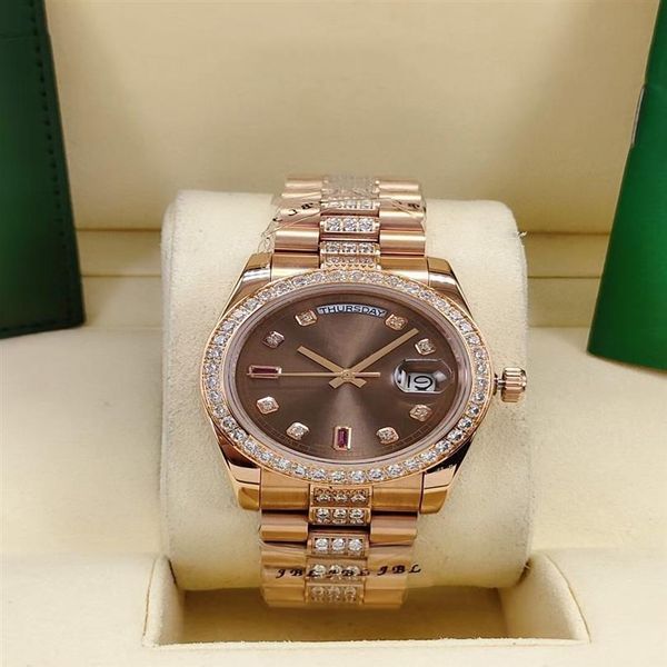 diamond watches mens automatic movement mechanical wristwatches 41mm 36mm women watchs rose aaa reloj luxury designer blue brown d328l, Slivery;brown
diamond watches mens automatic movement mechanical wristwatches 41mm 36mm women watchs rose aaa reloj luxury designer blue brown d328l, Slivery;brown