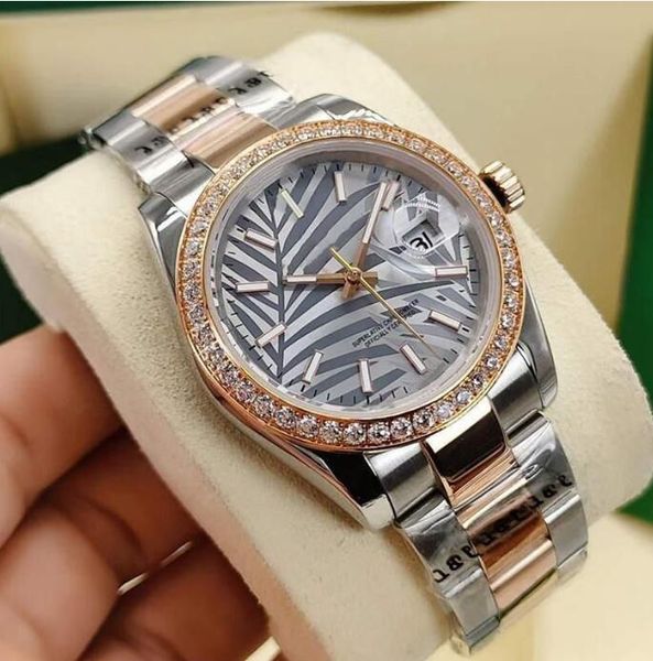 36mm women's diamond watch ladies automatic mechanical watches lady woman stainless steel folding buckle sport waterproof wristwatch fa, Slivery;brown
36mm women's diamond watch ladies automatic mechanical watches lady woman stainless steel folding buckle sport waterproof wristwatch fa, Slivery;brown