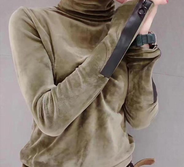 2018 woman velvet warm bottoming half turtleneck pullover sweaters new fashion fall korean long sleeve pullover sweater7372684, White;black
2018 woman velvet warm bottoming half turtleneck pullover sweaters new fashion fall korean long sleeve pullover sweater7372684, White;black