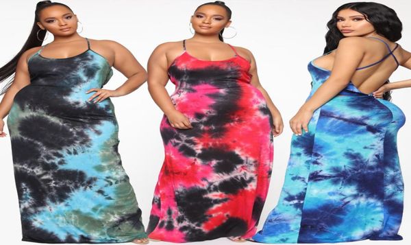 casual dresses plus size clothes tie dyed printed suspender tight long dress3401453, Black
casual dresses plus size clothes tie dyed printed suspender tight long dress3401453, Black