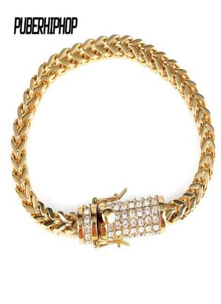 men039s stainless steel gold bracelet iced out miami cuban link bracelet bling hip hop jewelry for men with crystal box clasp1691303, Black
men039s stainless steel gold bracelet iced out miami cuban link bracelet bling hip hop jewelry for men with crystal box clasp1691303, Black