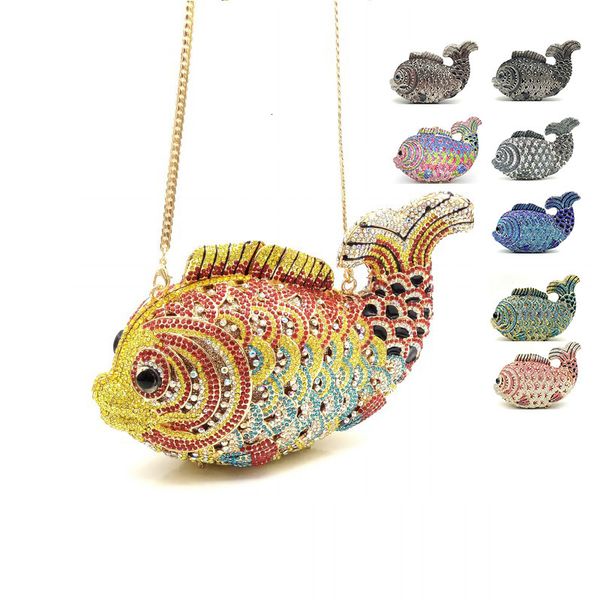 evening bag evening party bag colorful diamonds luxury crystal clutch bridal wedding purse handbag animal fish purses 230901
evening bag evening party bag colorful diamonds luxury crystal clutch bridal wedding purse handbag animal fish purses 230901