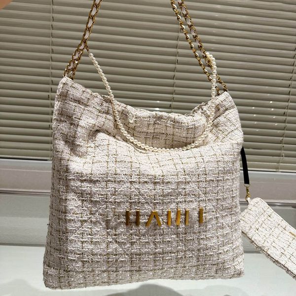 white patchwork tweed classic two size tote bag diamond lattice quilted gold luxury handbag with coin purse cross body shoulder bag outdoor
white patchwork tweed classic two size tote bag diamond lattice quilted gold luxury handbag with coin purse cross body shoulder bag outdoor