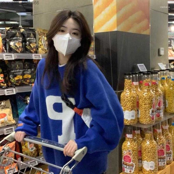 sweatshirt blue women hoodies loose spring autumn fashion casual young daily sweatshirts design letter all-match girlish preppy, White
sweatshirt blue women hoodies loose spring autumn fashion casual young daily sweatshirts design letter all-match girlish preppy, White