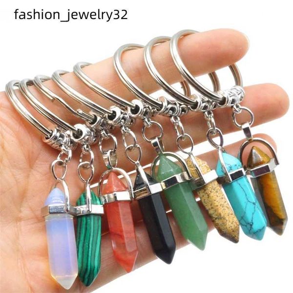 fashion hexagon prism key rings natural stone pendant keychain natural quartz stones pink crystal keychains mki accessories, Slivery;golden
fashion hexagon prism key rings natural stone pendant keychain natural quartz stones pink crystal keychains mki accessories, Slivery;golden