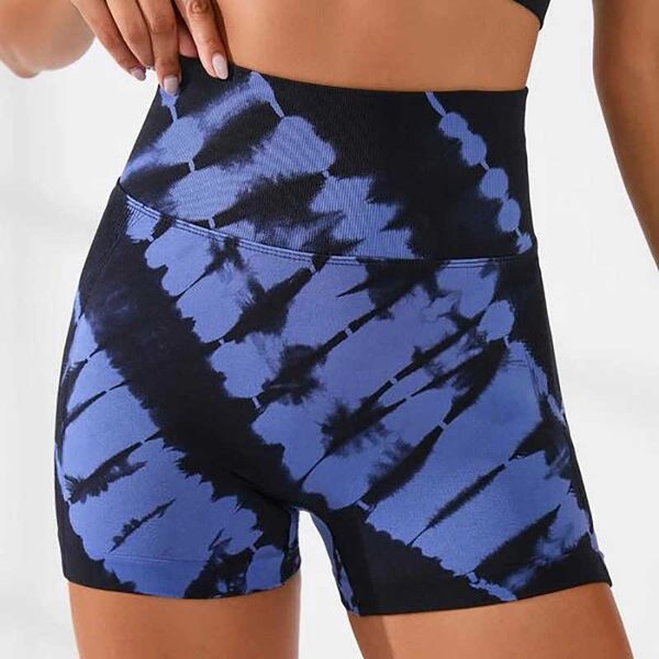 

lu lu lemon women tie dye shorts high waisted seamless yoga shorts workout scrunch butt lifting push up booty fitness running gym shorts ath