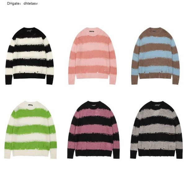 acnene studios haima hair stripe worn and worn sweater women's knitted hat college, White;black
acnene studios haima hair stripe worn and worn sweater women's knitted hat college, White;black