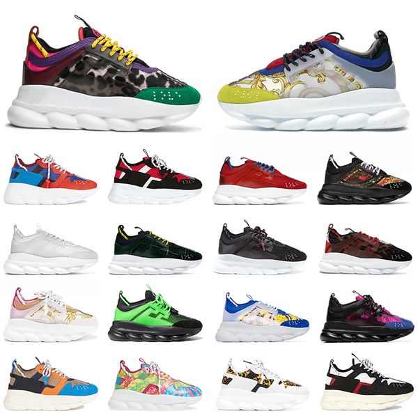 classics new chain reaction casual designer shoes mens women pink black multi-color suede white fluo barocco gold leopard platform loafers s
classics new chain reaction casual designer shoes mens women pink black multi-color suede white fluo barocco gold leopard platform loafers s