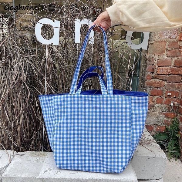 shopping bag plaid bags doubleside shoulder large capacity tote preppy style student allmatch canvas morigirl portable 230901
shopping bag plaid bags doubleside shoulder large capacity tote preppy style student allmatch canvas morigirl portable 230901