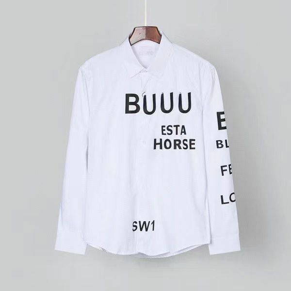 designer men's shirt spring and autumn classic printing letter high end fashion brand elegant casual large size versatile popular long, White;black
designer men's shirt spring and autumn classic printing letter high end fashion brand elegant casual large size versatile popular long, White;black