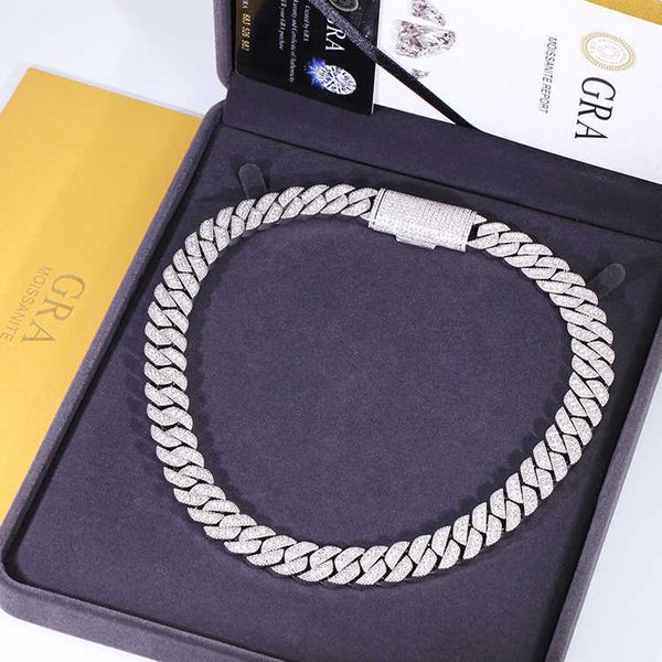 gra certificate moissanite diamond 15mm solid sier hip hop iced out cuban link chain jewelry necklace, Silver
gra certificate moissanite diamond 15mm solid sier hip hop iced out cuban link chain jewelry necklace, Silver
