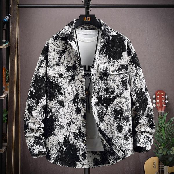 high-quality men's explosive autumn and winter korean version outside the national style yarn-dyed jacquard loose version of the jacket, Black;brown
high-quality men's explosive autumn and winter korean version outside the national style yarn-dyed jacquard loose version of the jacket, Black;brown