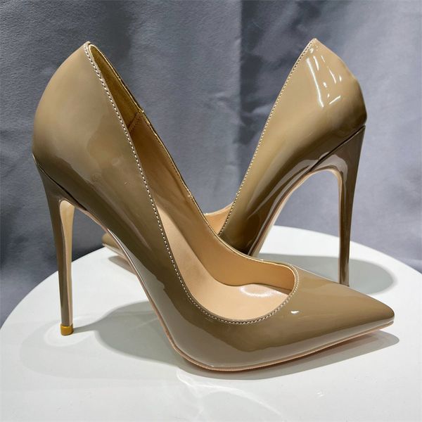 glossy khaki women red-soled shoes luxury brand pumps new pointed toes high heel shoes classic elegant slip on formal stiletto pumps ol unif, Black
glossy khaki women red-soled shoes luxury brand pumps new pointed toes high heel shoes classic elegant slip on formal stiletto pumps ol unif, Black