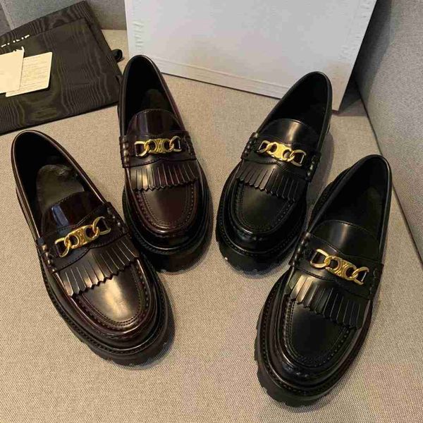 black margaret shoes triomphe golden chain fringed loafers genuine calfskin leather slip on flats women's luxury designers flat dress s
black margaret shoes triomphe golden chain fringed loafers genuine calfskin leather slip on flats women's luxury designers flat dress s