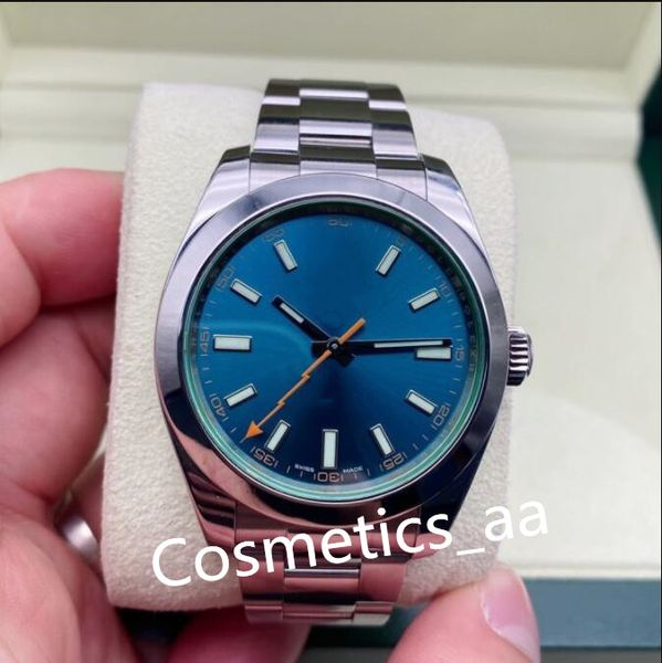 classic sapphire glass mens watches orange pointer mechanical 116400 40mm blue dial silver stainless steel bracelet montre de luxe with box, Slivery;brown
classic sapphire glass mens watches orange pointer mechanical 116400 40mm blue dial silver stainless steel bracelet montre de luxe with box, Slivery;brown