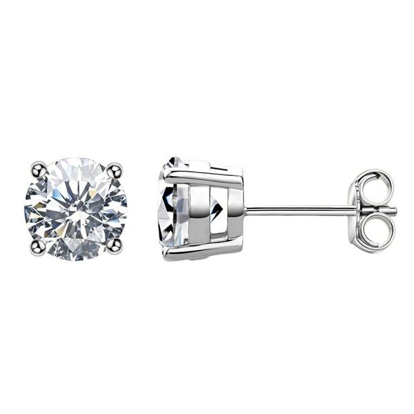 classic four claw genuine mozambique diamond earrings temperament tide s925 sterling silver plated 18k gold ear jewelry, Golden;silver
classic four claw genuine mozambique diamond earrings temperament tide s925 sterling silver plated 18k gold ear jewelry, Golden;silver