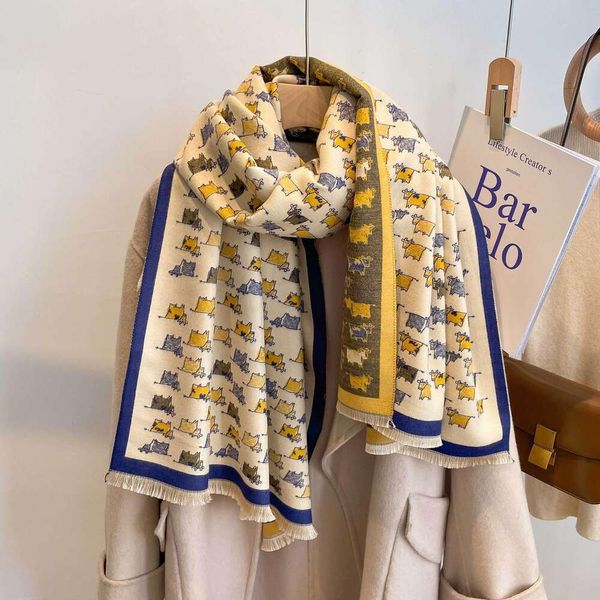item neckerchief autumn and winter shawl imitation cashmere scarf ladies fashionable all in one cartoon animal, Blue;gray
item neckerchief autumn and winter shawl imitation cashmere scarf ladies fashionable all in one cartoon animal, Blue;gray