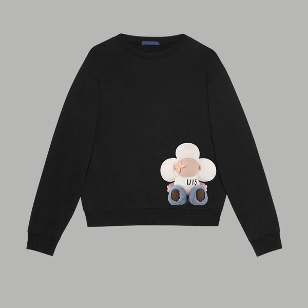 2023 autumn/winter new pullover letter pattern printed long sleeve sweater pure cotton rib round neck q202, Black;brown
2023 autumn/winter new pullover letter pattern printed long sleeve sweater pure cotton rib round neck q202, Black;brown