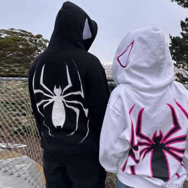 men's hoodies sweatshirts y2k men spider print hoodies women hip hop zipper long sleeve jacket coats autumn winter harajuku casual loos, Black
men's hoodies sweatshirts y2k men spider print hoodies women hip hop zipper long sleeve jacket coats autumn winter harajuku casual loos, Black