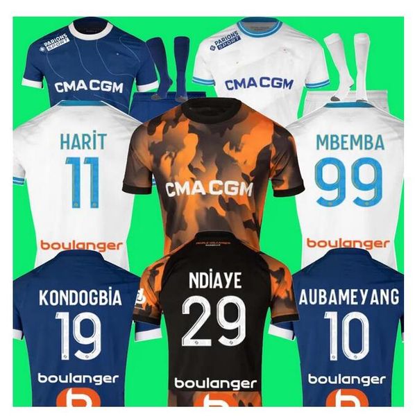23 24 marseilles aubameyang soccer jerseys ounahi vitinha 2023 2024 guendouzi third maillot de foot football shirt men kids kit set nuno har, Black;yellow
23 24 marseilles aubameyang soccer jerseys ounahi vitinha 2023 2024 guendouzi third maillot de foot football shirt men kids kit set nuno har, Black;yellow